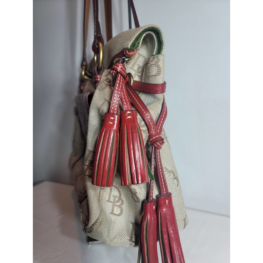 Dooney & Bourke Florentine Jacquard Classic Handbag Purse Tote - Picture 6 of 10